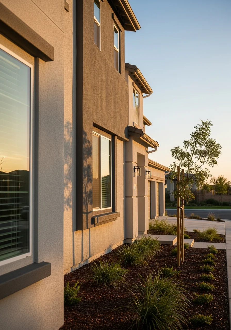 A Murrieta home exterior showing the area's contemporary design and active community character.